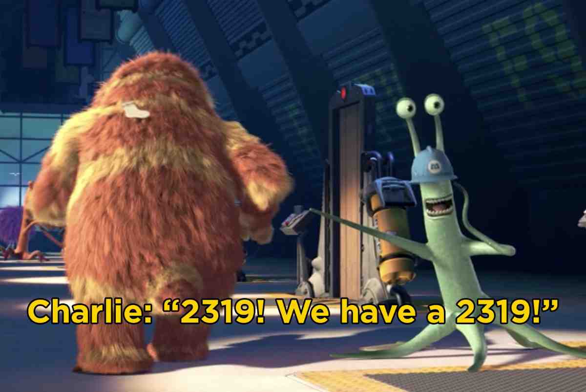 Arti kode 23-19 Monsters Inc