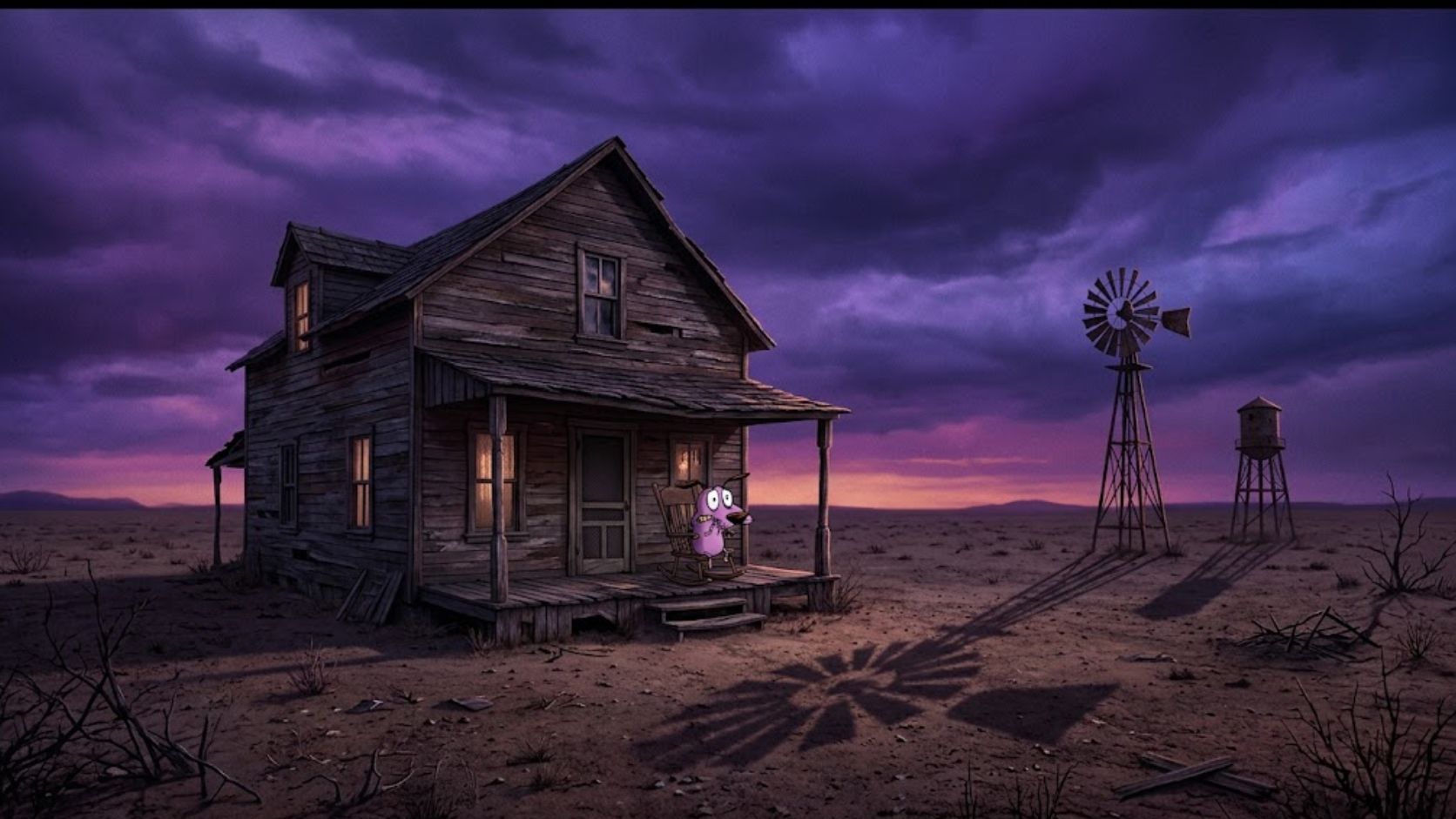Di Balik Rumah Sunyi Nowhere: Menyingkap Trauma Masa Kecil dalam Serial ‘Courage the Cowardly Dog’